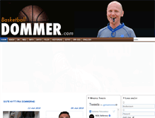 Tablet Screenshot of basketballdommer.com